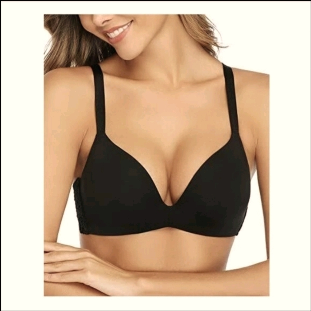 DOT VOL 38 DDD Womens Black Foam Form Bra NEW